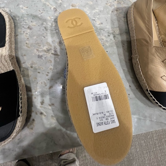 Chanel Espadrilles sandal white and black - Picture 7 of 9